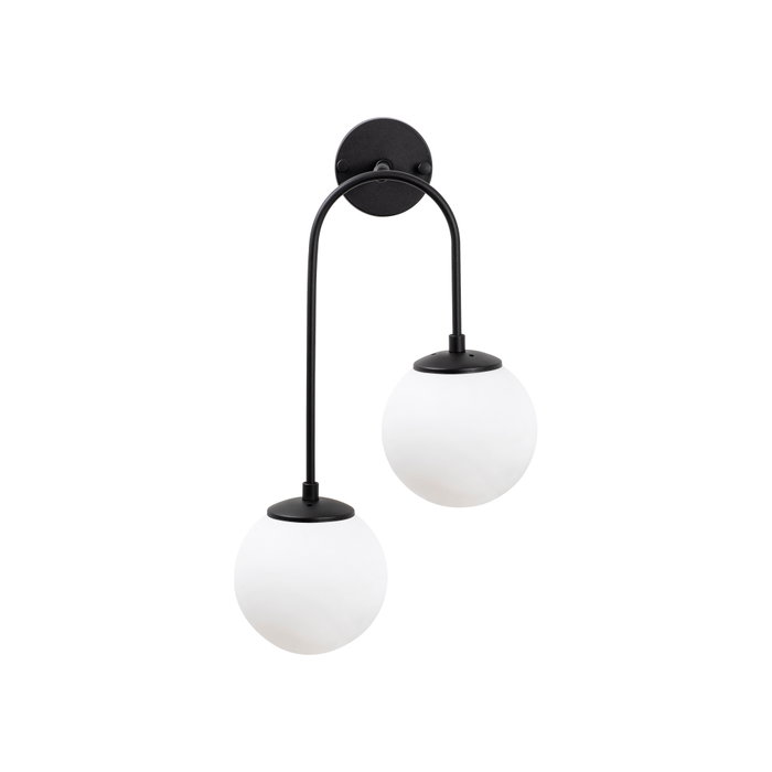 Opviq Jewel - 10575 Lámpara de pared blanca y negra Opviq Jewel - 10575 Lámpara de pared blanca y negra